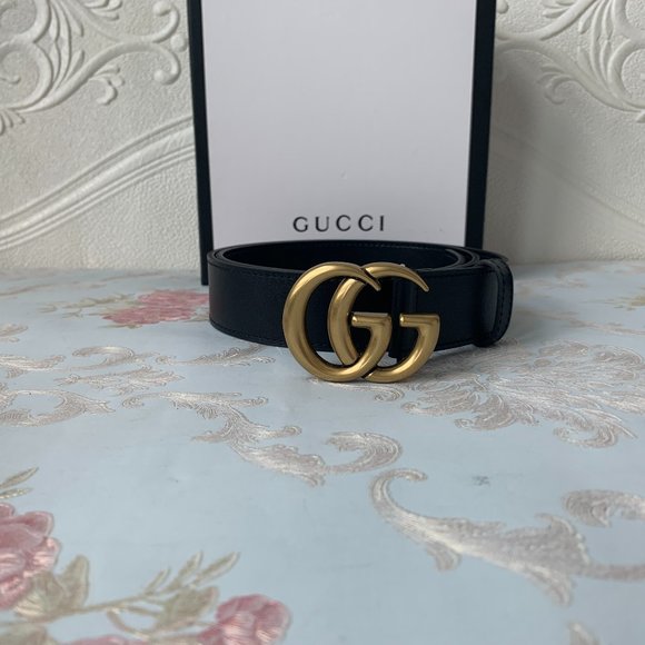 Leather belts with double G buckle main image 3